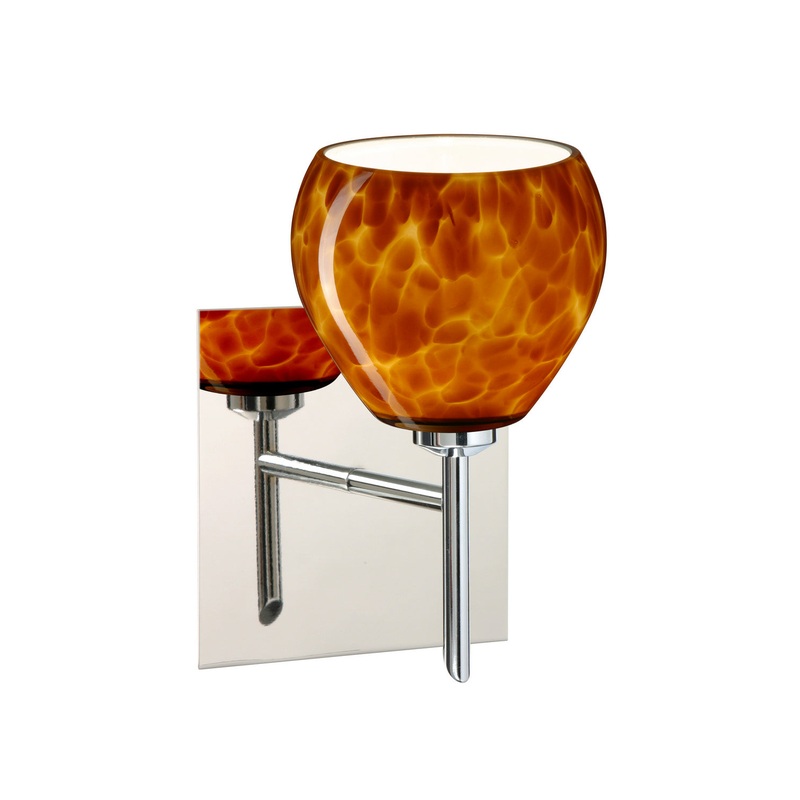 Besa 1SW-560518-CR-SQ Tay Tay One Light Wall Sconce Chrome (Discontinued)