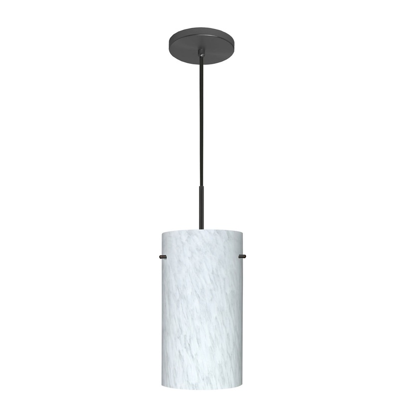 Besa 1VT-412019-BK Tondo One Light Pendant Black (Discontinued)