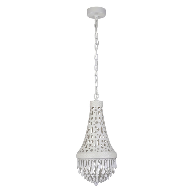 Craftmade 50920-W-LED Nico LED Chandelier White (Discontinued)