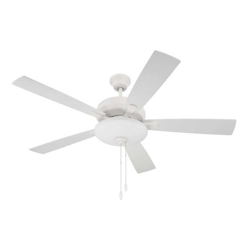 Craftmade ECF111W5-WWOK Eos 3 Light Bowl 52″Ceiling Fan White