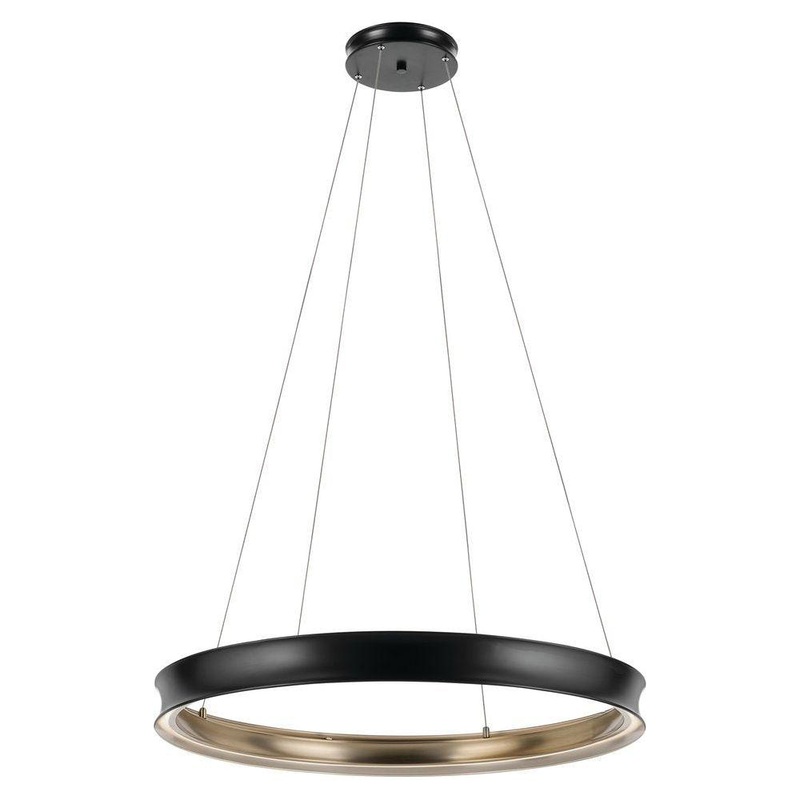 Larousse 39.5″ LED Chandelier Black