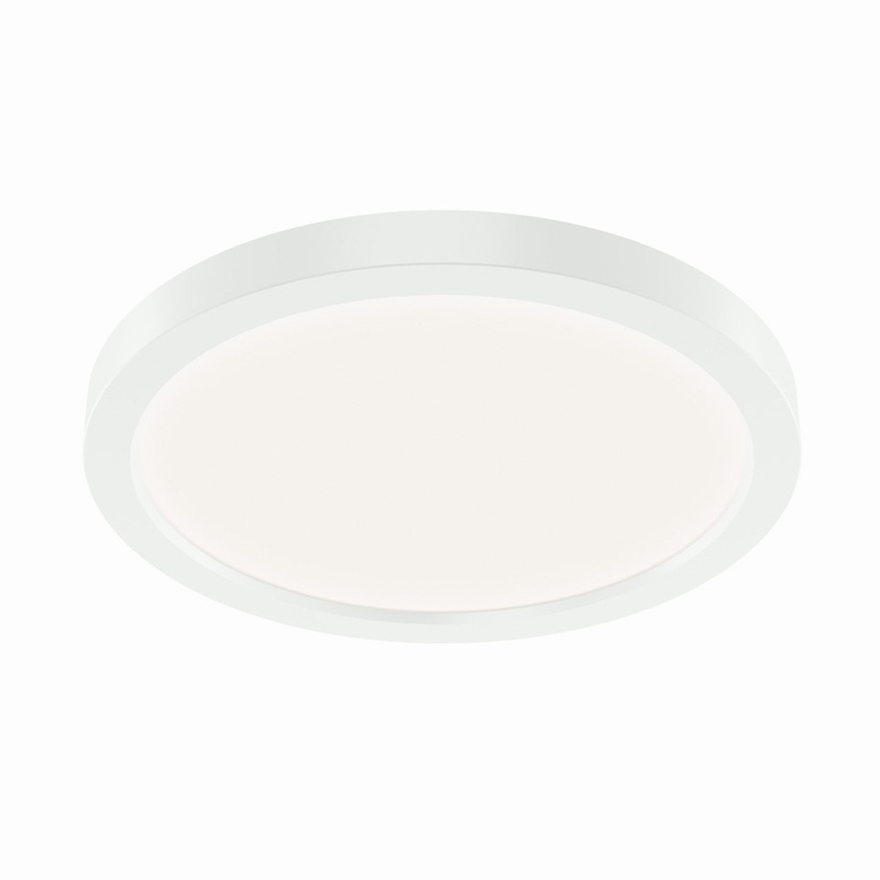LED Flush Mount from the Ara Collection in White Finish by Kichler