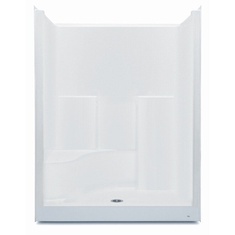 Shower Module 60 x 36 x 76 Inch Acrylic White 1 Pieces Left Hand Seat