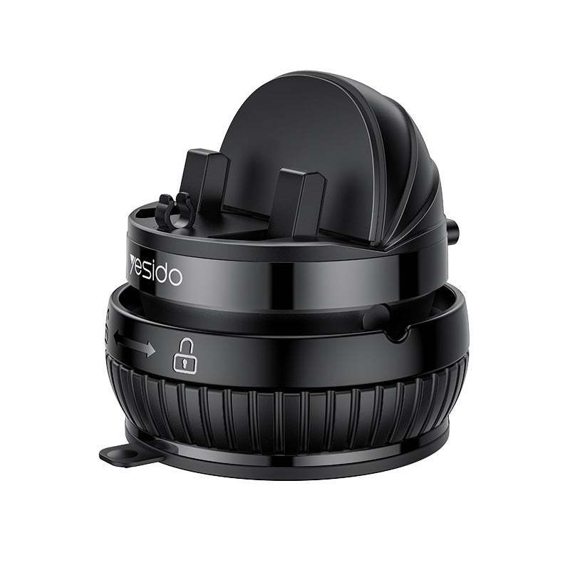 Universal Car Dashboard Phone Holder with Rotary Suction Cup & 360 Rotation(black)
