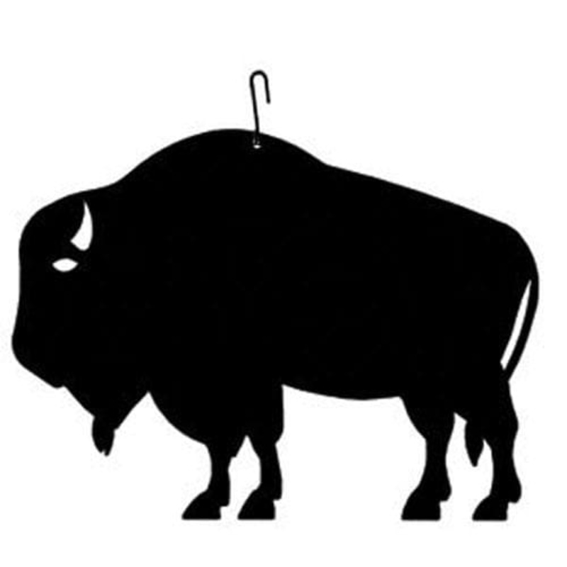 Village Wrought Iron HOS-186 Buffalo Decorative Hanging Silhouette