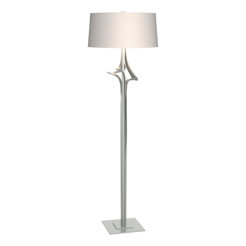 Antasia Floor Lamp Vintage Platinum Flax Shade (SE)