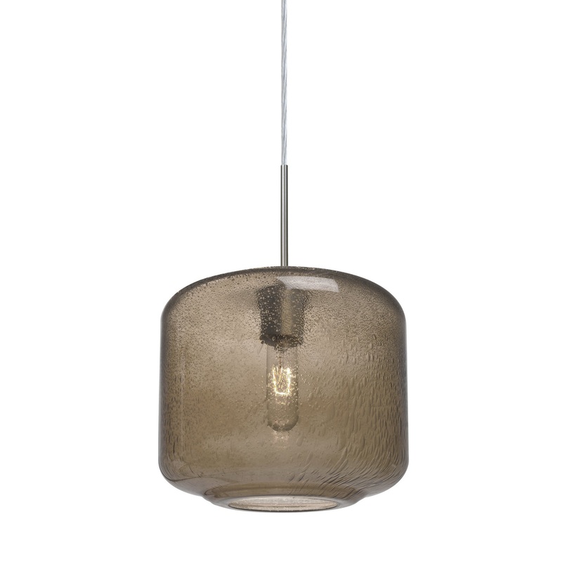 Besa 1JT-NILES10SM-SN Niles One Light Pendant Satin Nickel