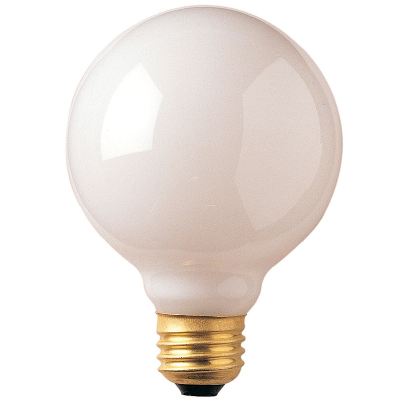 Bulbrite 330025 Globe Light Bulb White