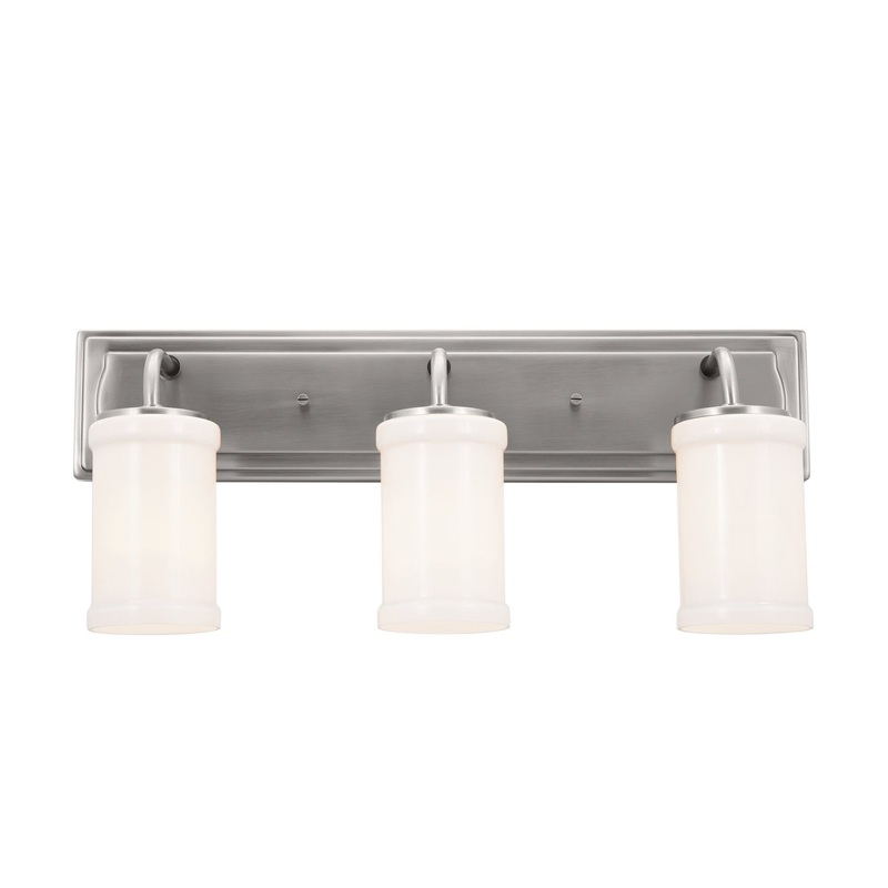 Kichler 55131CLP Three Light Bath, Classic Pewter