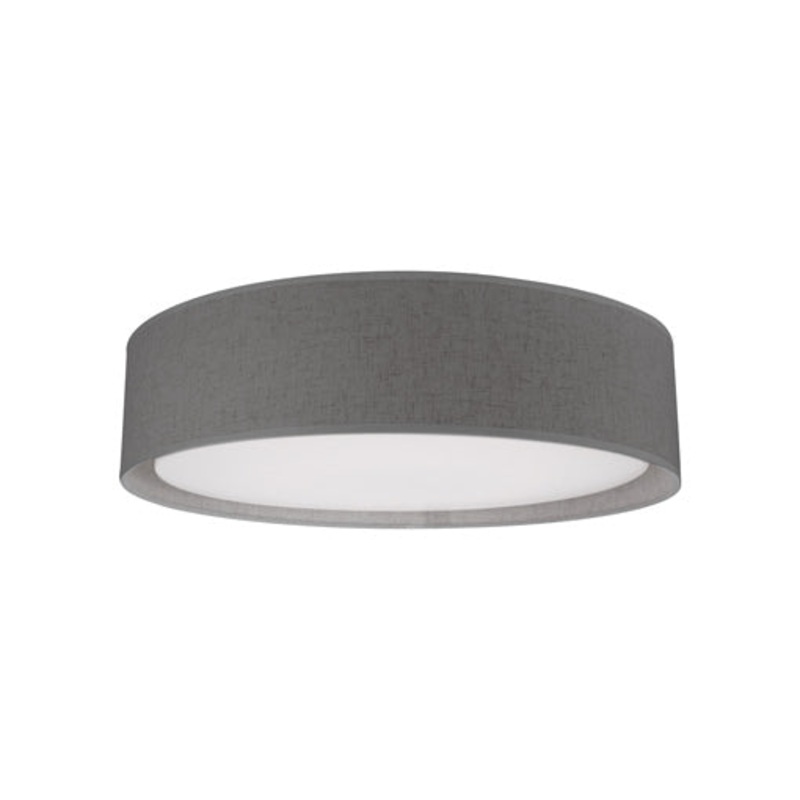 LED Flush Mount from the Dalton Collection in Gray Finish by Kuzco Lighting