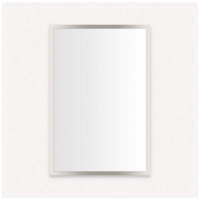 Medicine Cabinet Profiles 20W x 30H x 4D Inch 1 Doors Mirror Polished Nickel Flat Top Reversible Non-Electric