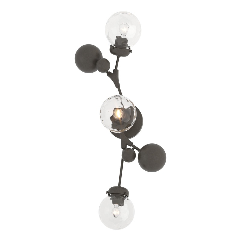 Sprig Sconce Dark Smoke Water Glass (LL)