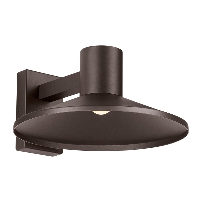 Ash 16 Outdoor Wall Bronze with Dome Lens 3000K / 18W (High Output) Surge Protection