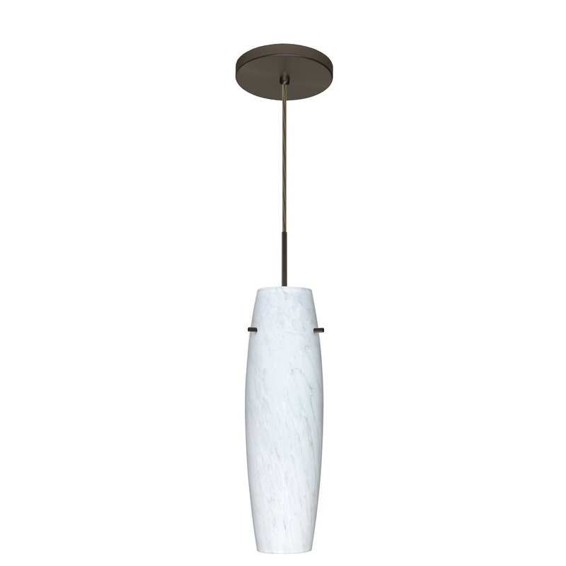 Besa 1JT-489719-LED-BR Suzi One Light Pendant Bronze
