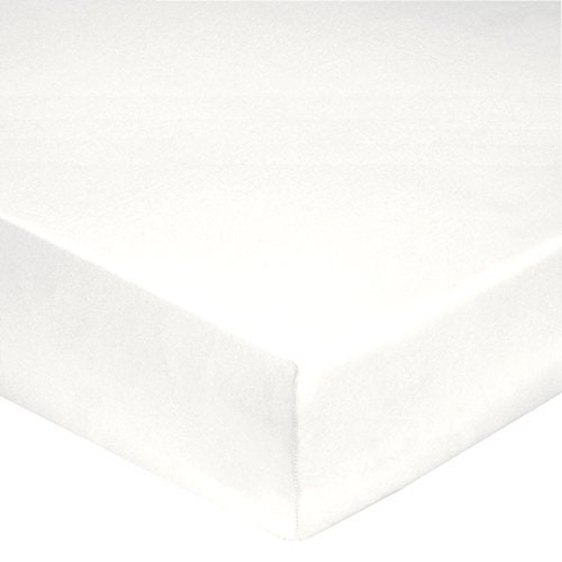 Blanc des Vosges C4H67B -03 con Angoli, 120 x 190, 30 cm Collo del Piede Letto Altezza, Bianco
