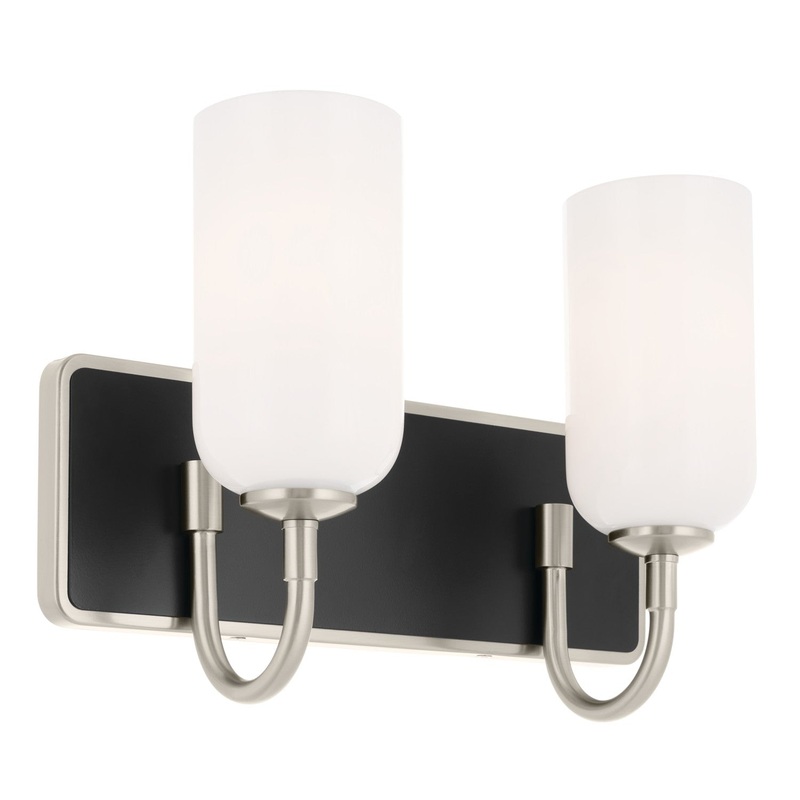 Kichler 55162NI Two Light Bath, Brushed Nickel