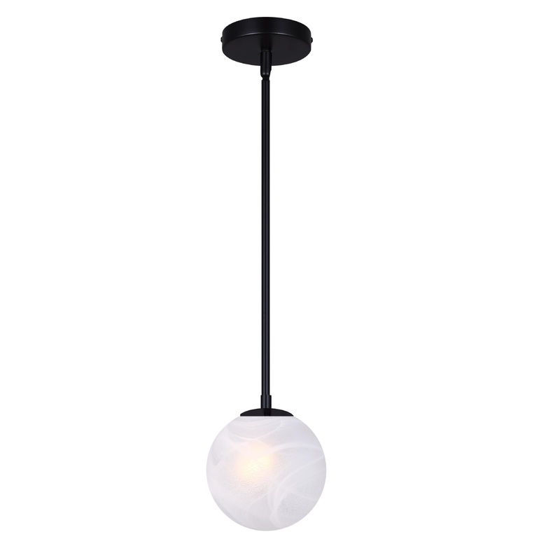 Mackenna 1-Light Pendant Black