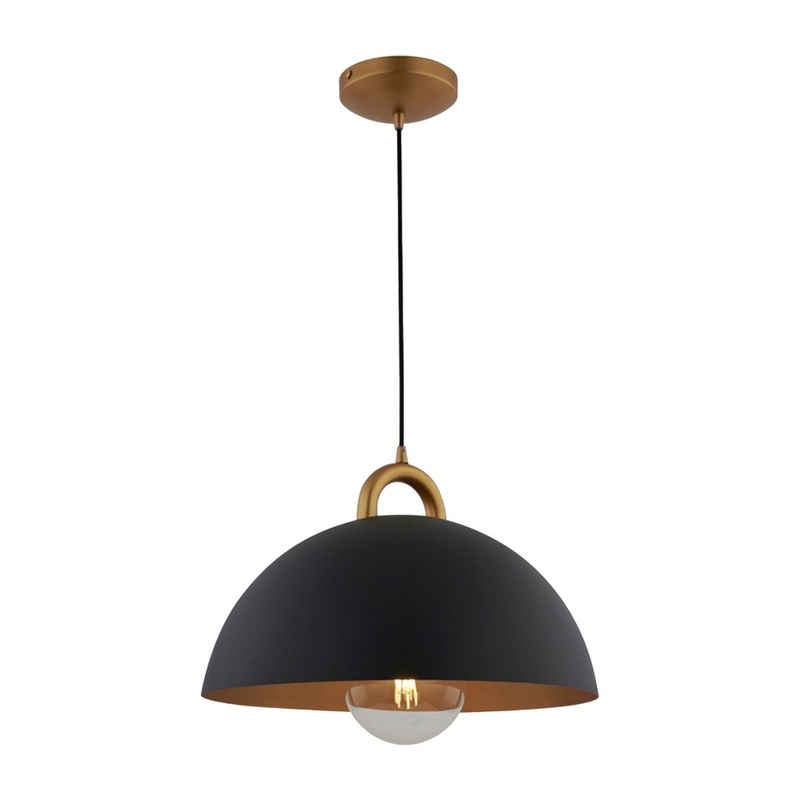 Pantheon Pendant – Black, Rust Brass / 19.50