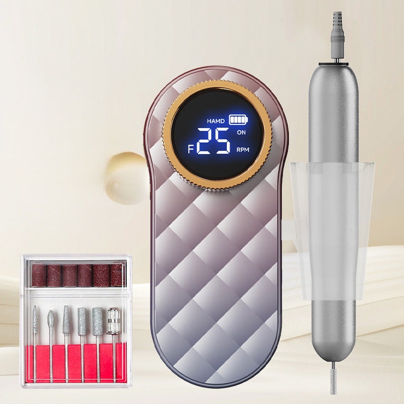 Pink Portable Mini Electric Nail Drill Pen – Manicure Pedicure Polishing & Shaping Tool