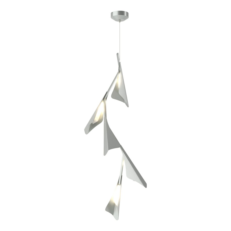 Plume 5-Light LED Pendant Vintage Platinum Vintage Platinum