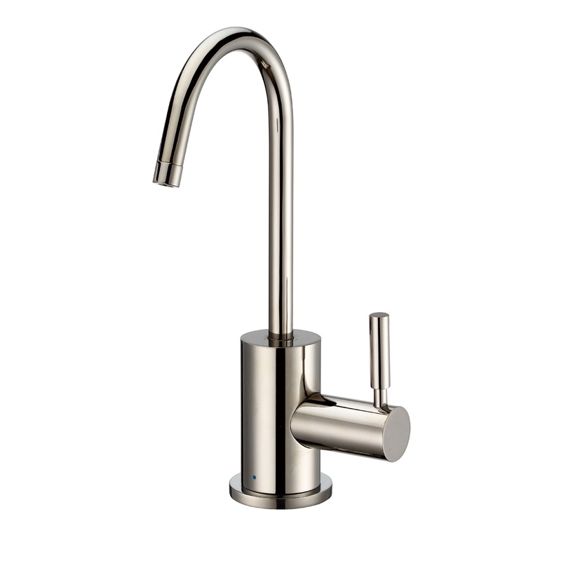 Point of Use Cold Water Drinking Faucet with Gooseneck Swivel Spout