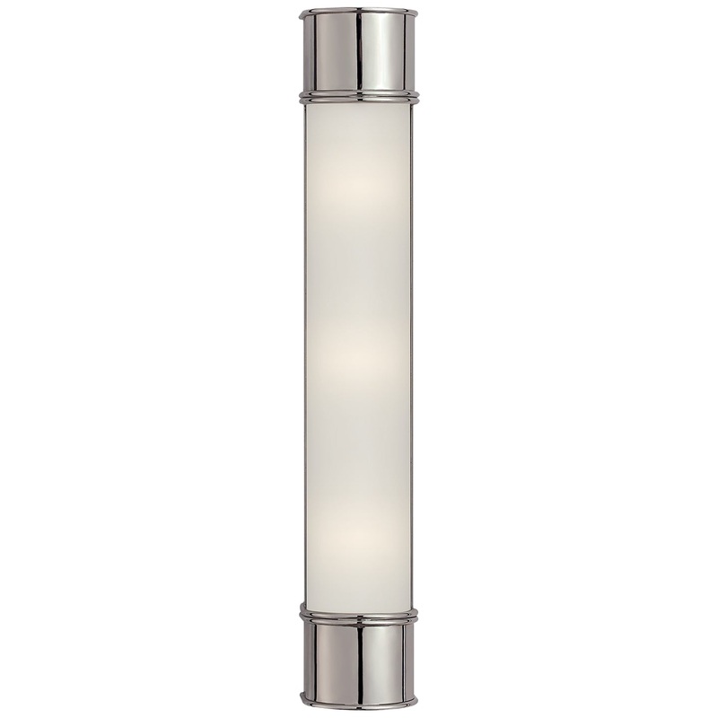 Three Light Bath Sconce from the Oxford Collection in Chrome Finish by Visual Comfort Signature