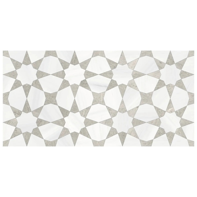 Utopio Stellar Grigio Honed Natural Stone Waterjet Mosaic