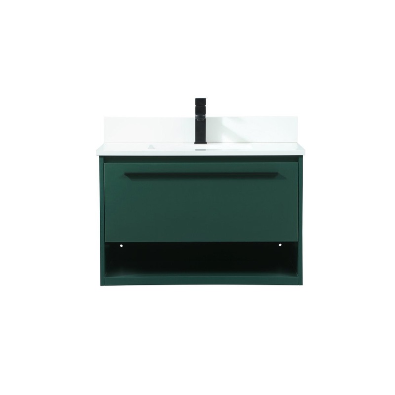 Vanity Sink Set from the Roman Collection in Green Finish by Elegant Lighting