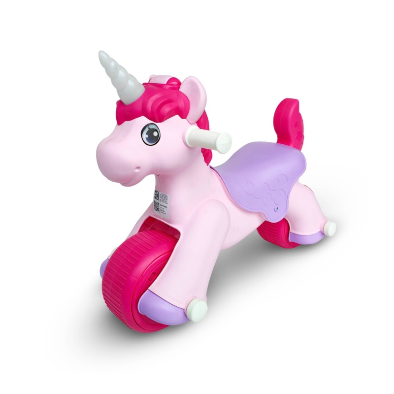 Volta Unicorn Foot To Floor Balance Push Scooter 3+ SHP708_PNK