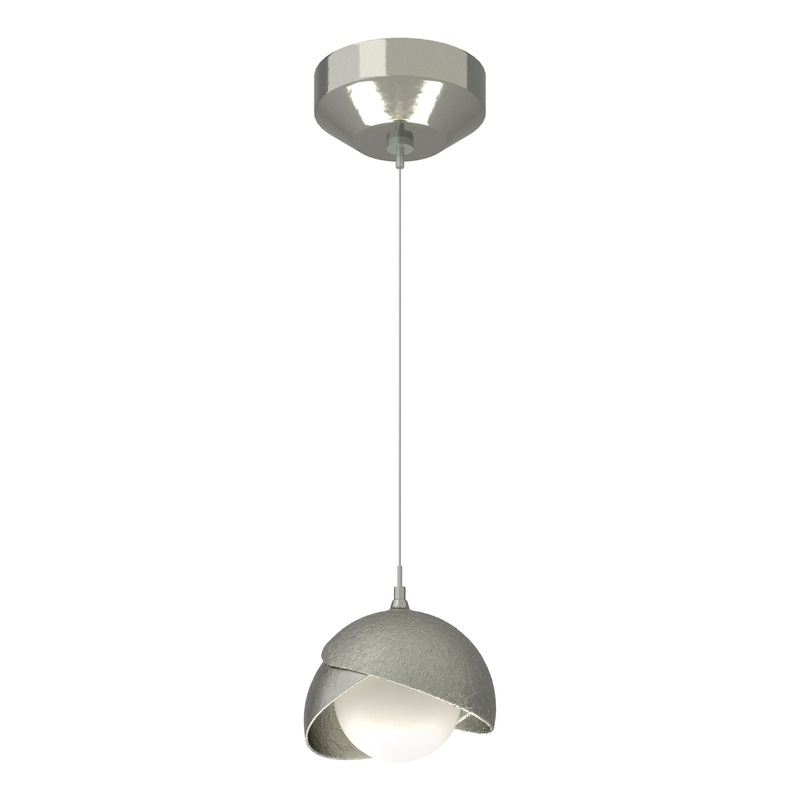 Brooklyn Double Shade Low Voltage Mini Pendant Sterling Sterling