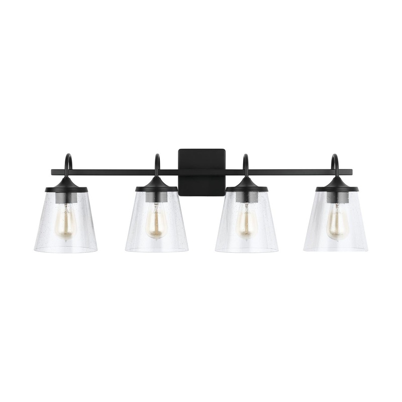 Capital Lighting 139142MB-496 Jayne 4 Light Vanity Matte Black