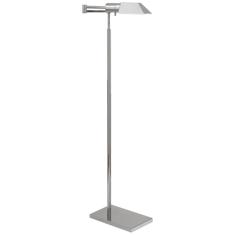 One Light Floor Lamp from the Vc Classic Collection in Polished Nickel Finish by Visual Comfort Signature