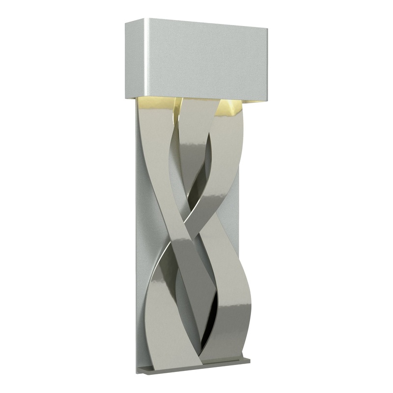 Tress Small LED Sconce Vintage Platinum Sterling
