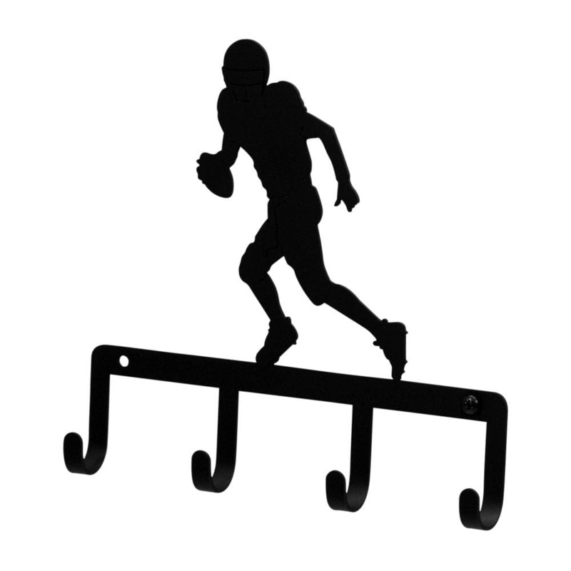 Village Wrought Iron KH-195 Football Player Key Holder