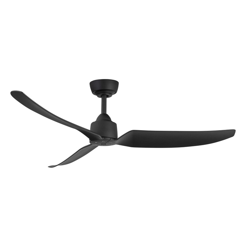 52″Exterior Ceiling Fan from the Hugo Collection in Matte Black Finish by Kuzco Lighting