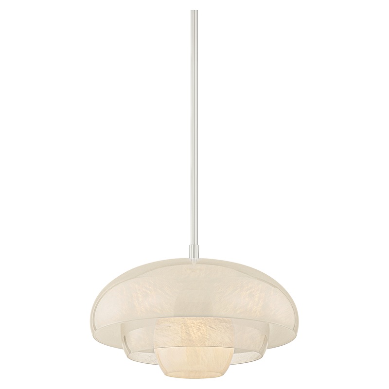 Auburndale 1-Light Pendant Polished Nickel