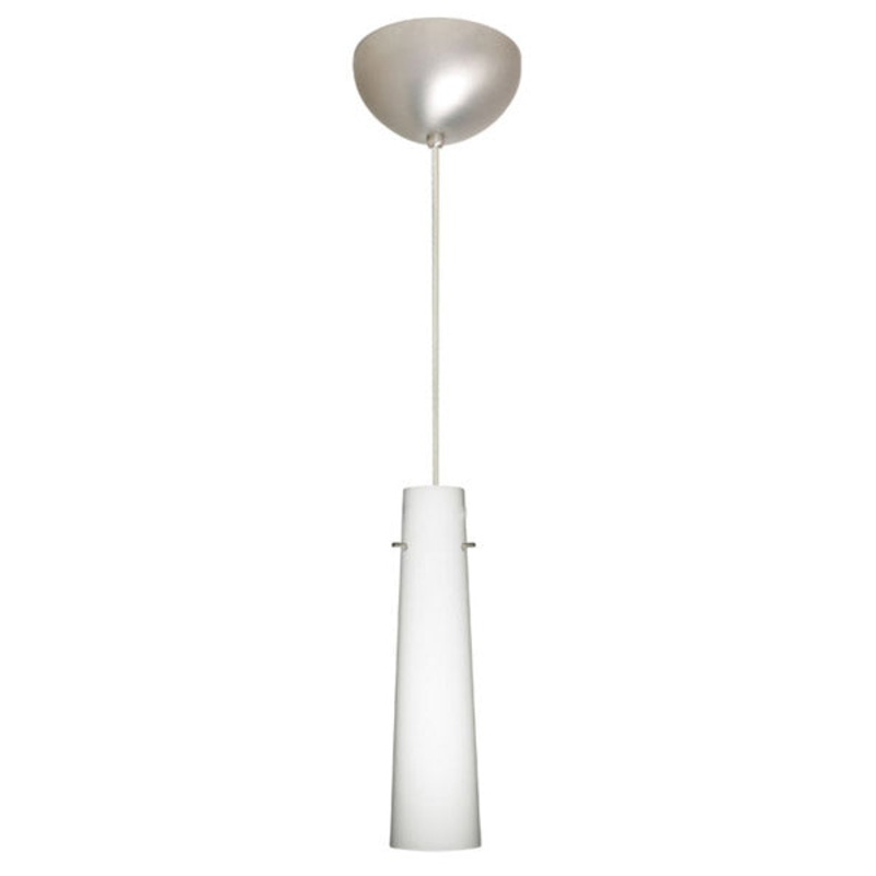 Besa 1BC-567407-SN Camino One Light Pendant Satin Nickel