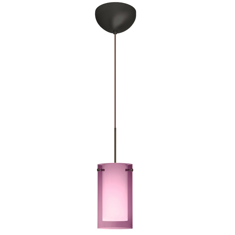 Besa 1XC-A44007-LED-BR Pahu One Light Pendant Bronze