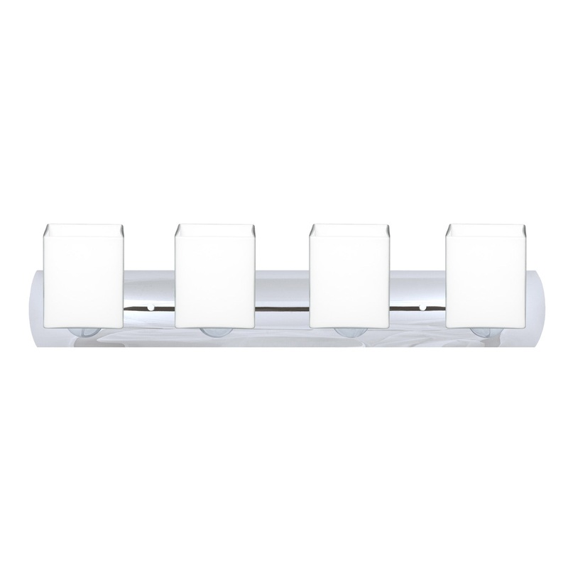 Besa 4WZ-449807-CR Rise Four Light Wall Sconce Chrome (Discontinued)