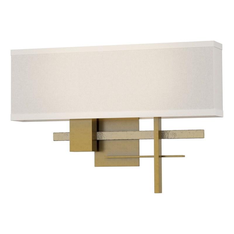 Cosmo Sconce Modern Brass Modern Brass Flax Shade (SE)
