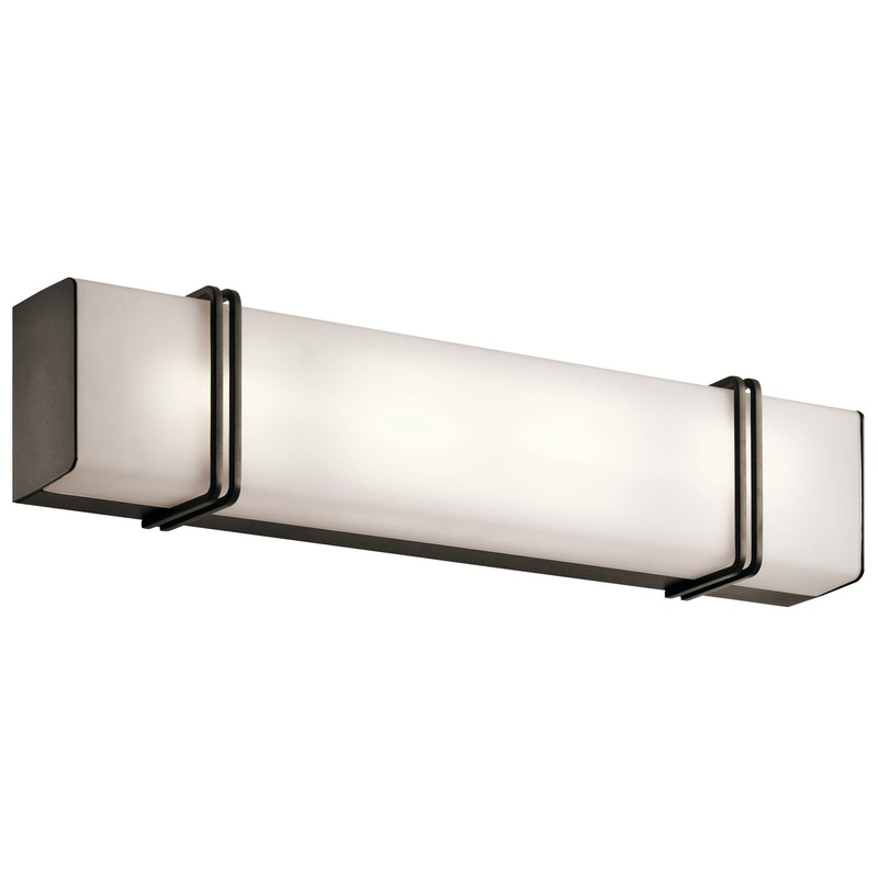 Kichler 45838OZLED LED Linear Bath, Olde Bronze