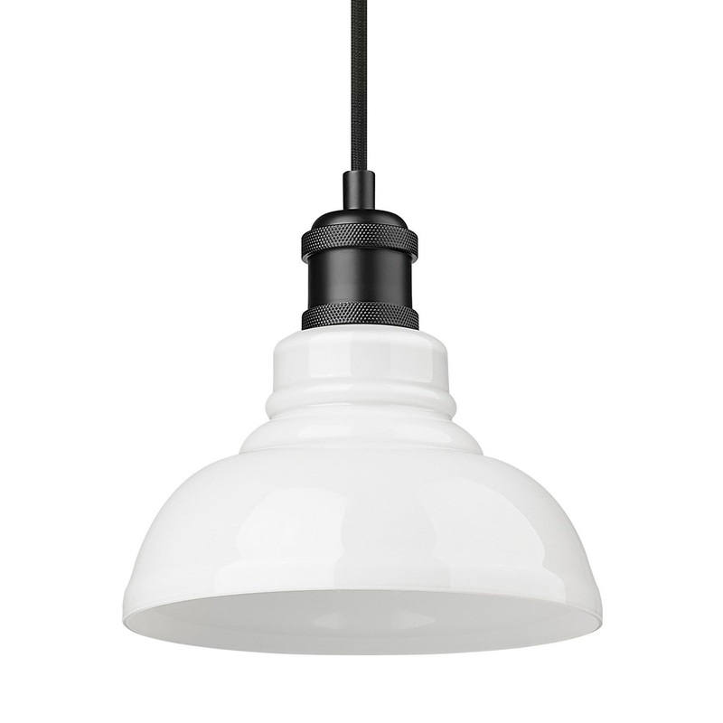 One Light Pendant from the Carver BLK Collection in Matte Black Finish by Golden