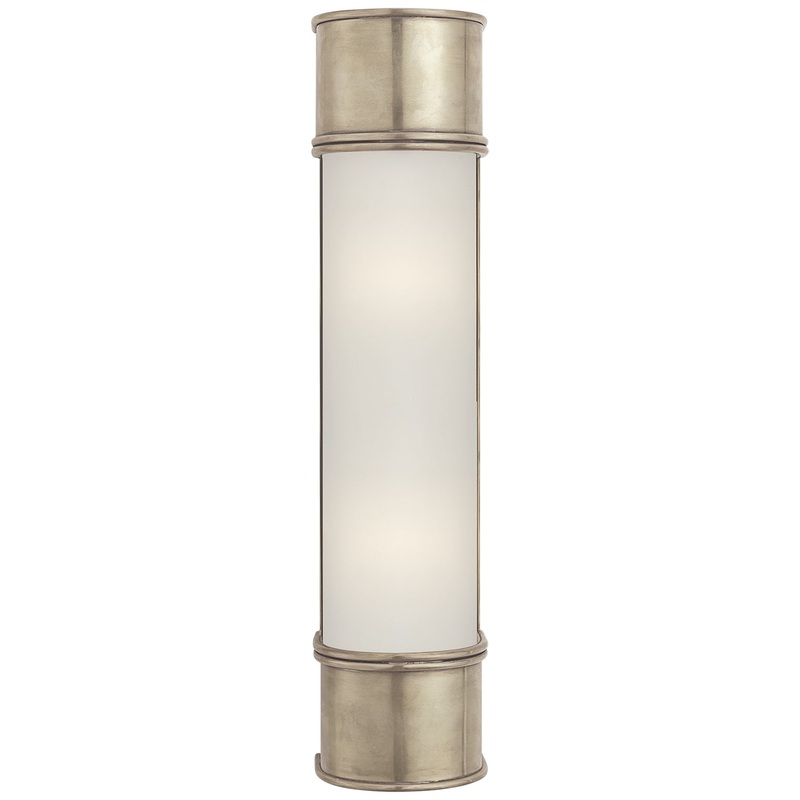 Two Light Bath Sconce from the Oxford Collection in Antique Nickel Finish by Visual Comfort Signature
