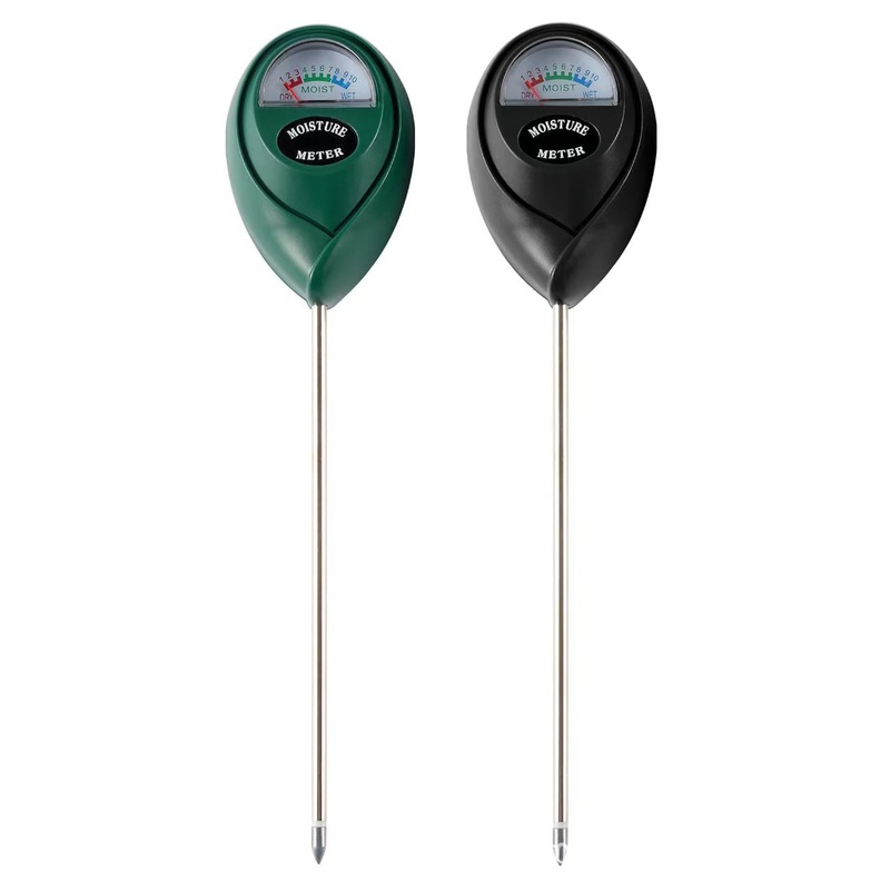 2 Pcs (1 Green + 1 Black) Soil Moisture Meter – Accurate Plant Water Monitor for Garden & Potted Plants, No Batteries Needed