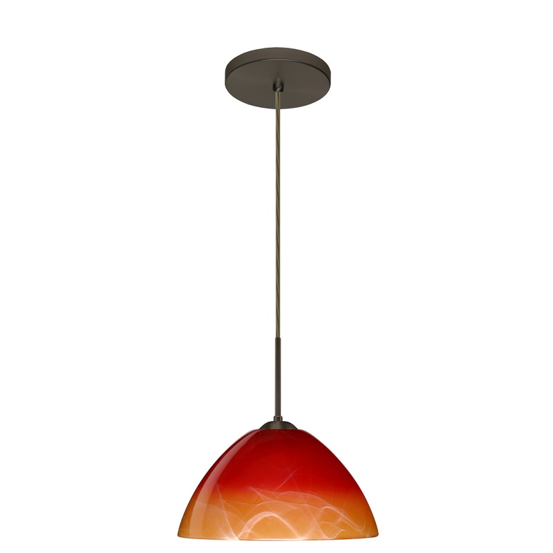 Besa 1JT-4201SL-LED-BR Tessa One Light Pendant Bronze