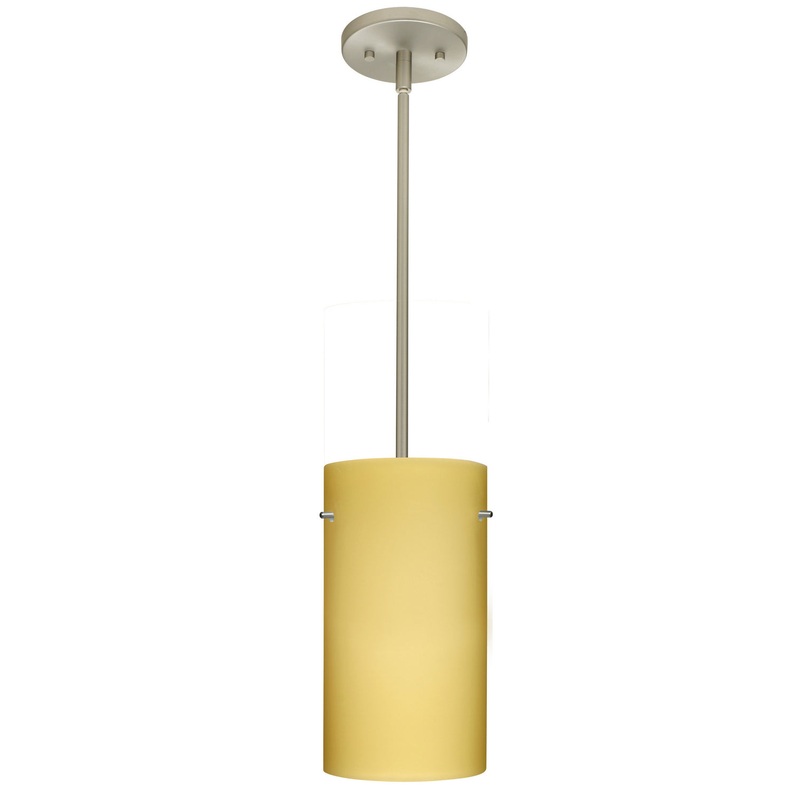 Besa 1TT-4120VM-LED-SN Tondo One Light Pendant Satin Nickel (Discontinued)