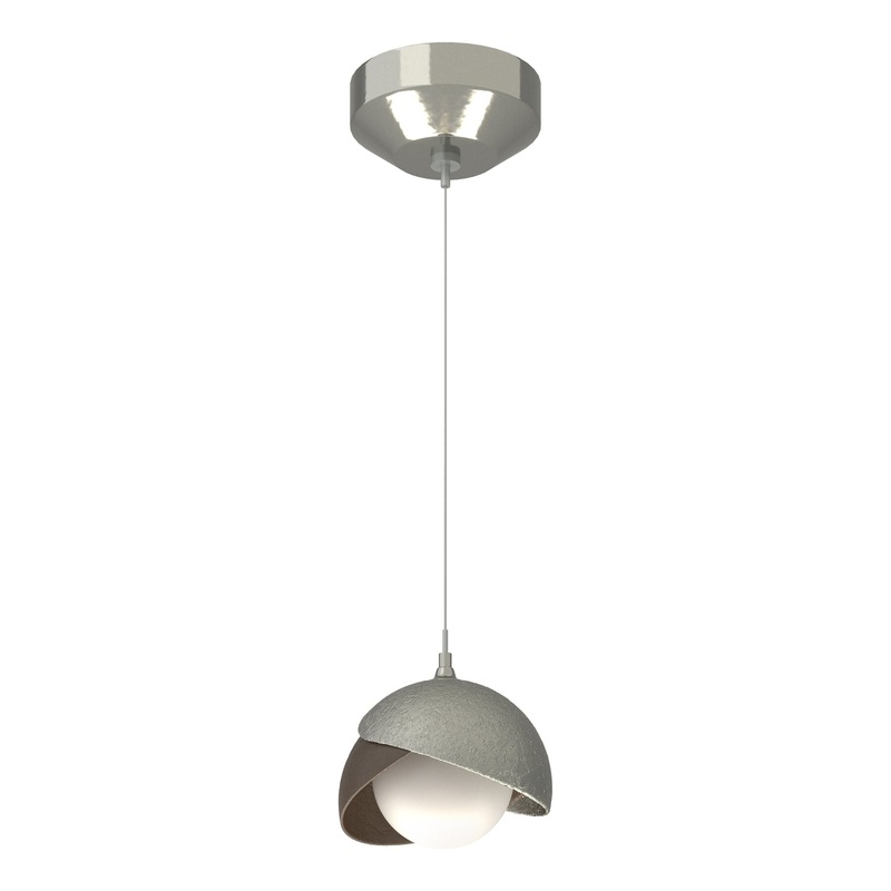 Brooklyn Double Shade Low Voltage Mini Pendant Sterling Bronze