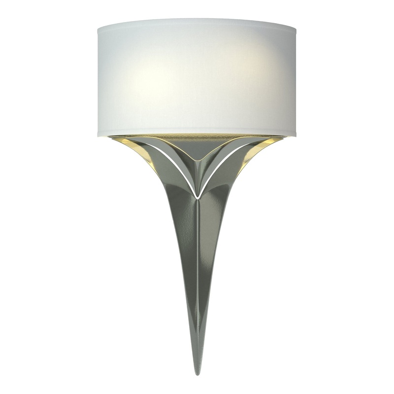 Calla Sconce Sterling Natural Anna Shade (SF)