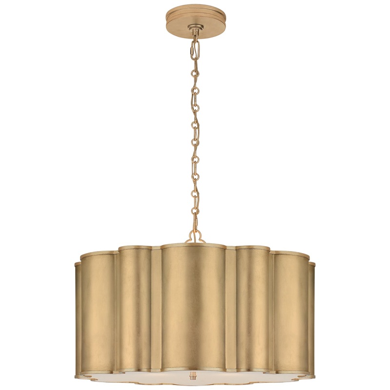Four Light Pendant from the Markos Collection in Gild Finish by Visual Comfort Signature