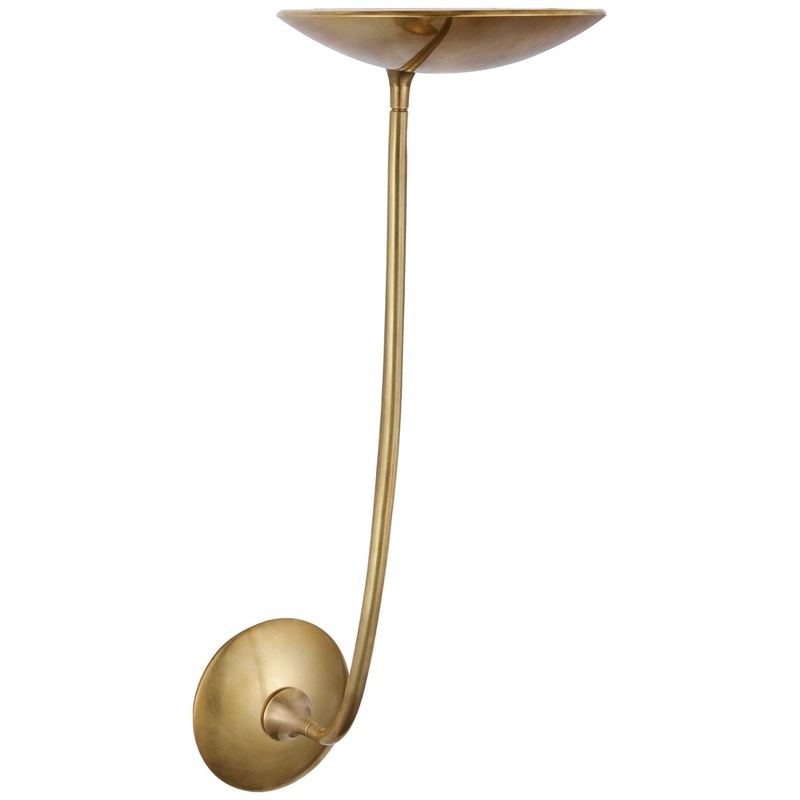 LED Wall Sconce from the Keira Collection in Hand-Rubbed Antique Brass Finish by Visual Comfort Signature